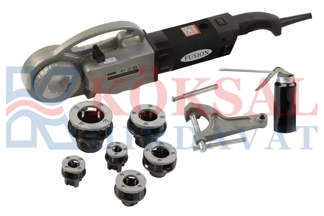FSBP200 Elektrikli El Tipi Diş Açma Pafta Makinesi - 1700 W FUSION