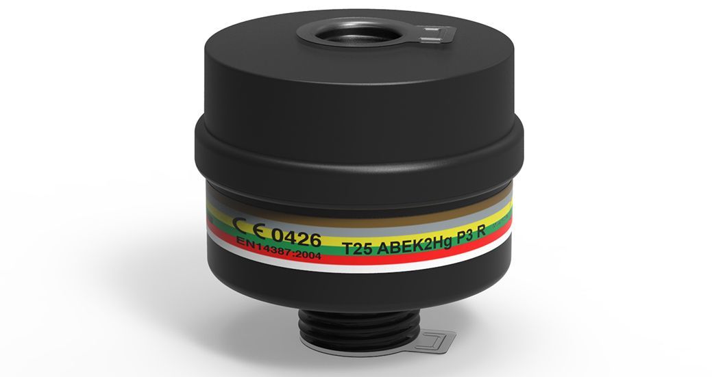 T25 ABEK2HGP3R Vidalı Gaz & Toz Filtresi