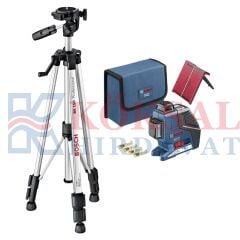 BOSCH Professional GLL 3-80 P Lazer Terazi+BS 150 Tripot - 0601063306