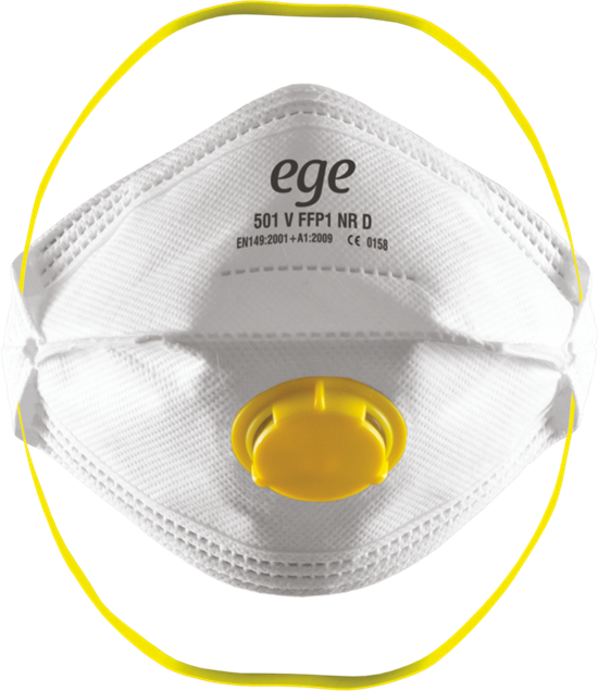 501 V FFP1 NR D Ventilli Maske