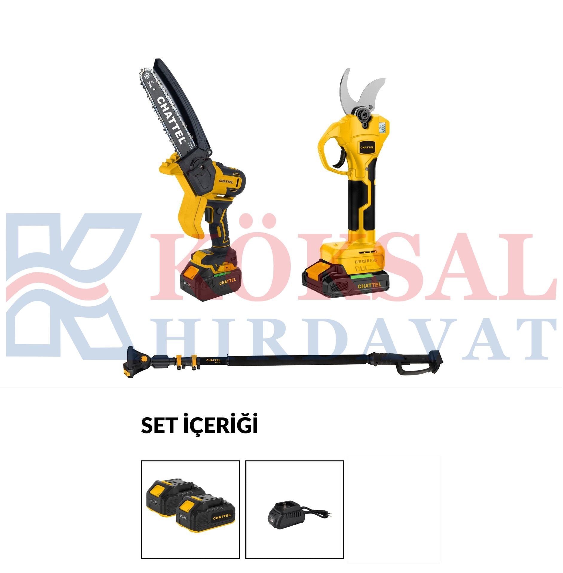 CHT-SET4402 3'LÜ BAHÇE SETİ