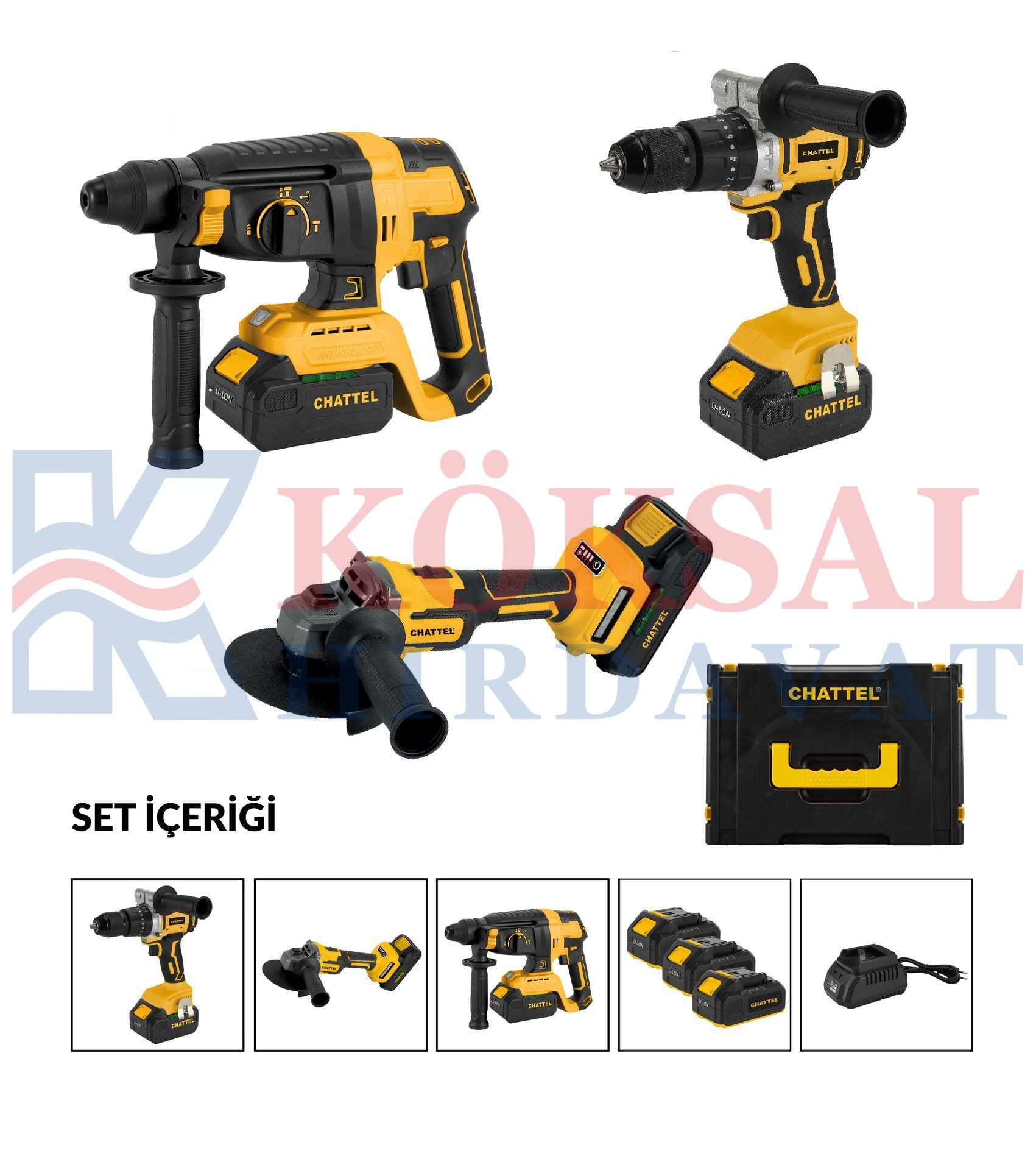 CHT-SET4401 3 LÜ COMBO SET
