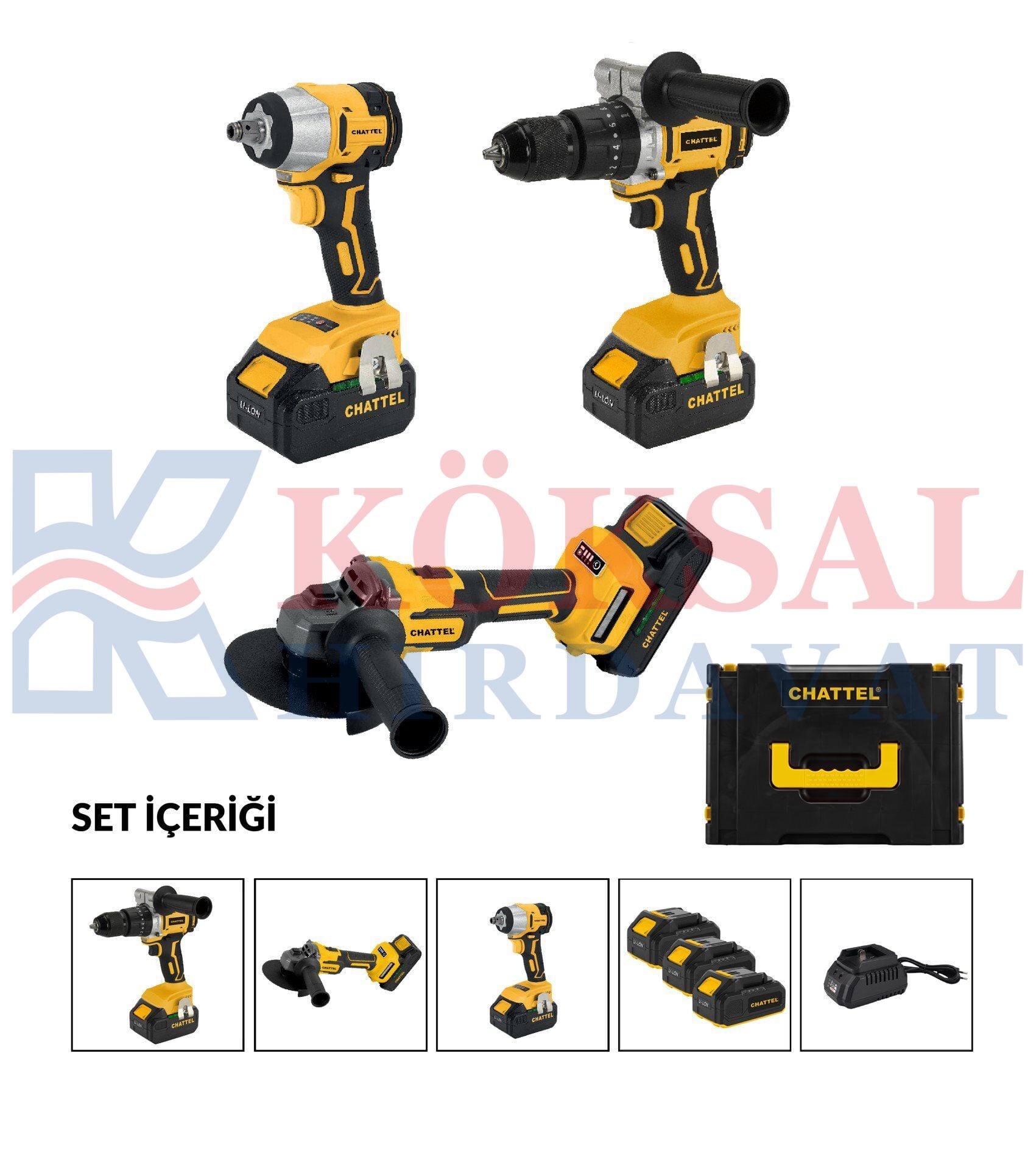 CHT-SET4403 3 LÜ COMBO SET