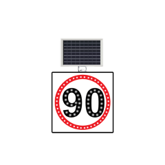 MFK HIZ LİMİTİ TABELALARI 60x60 CM 90