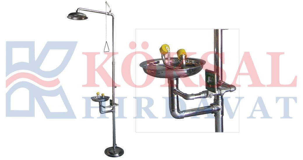 Kombine Göz Duşu / 15031500 PASLANMAZ ÇELİK