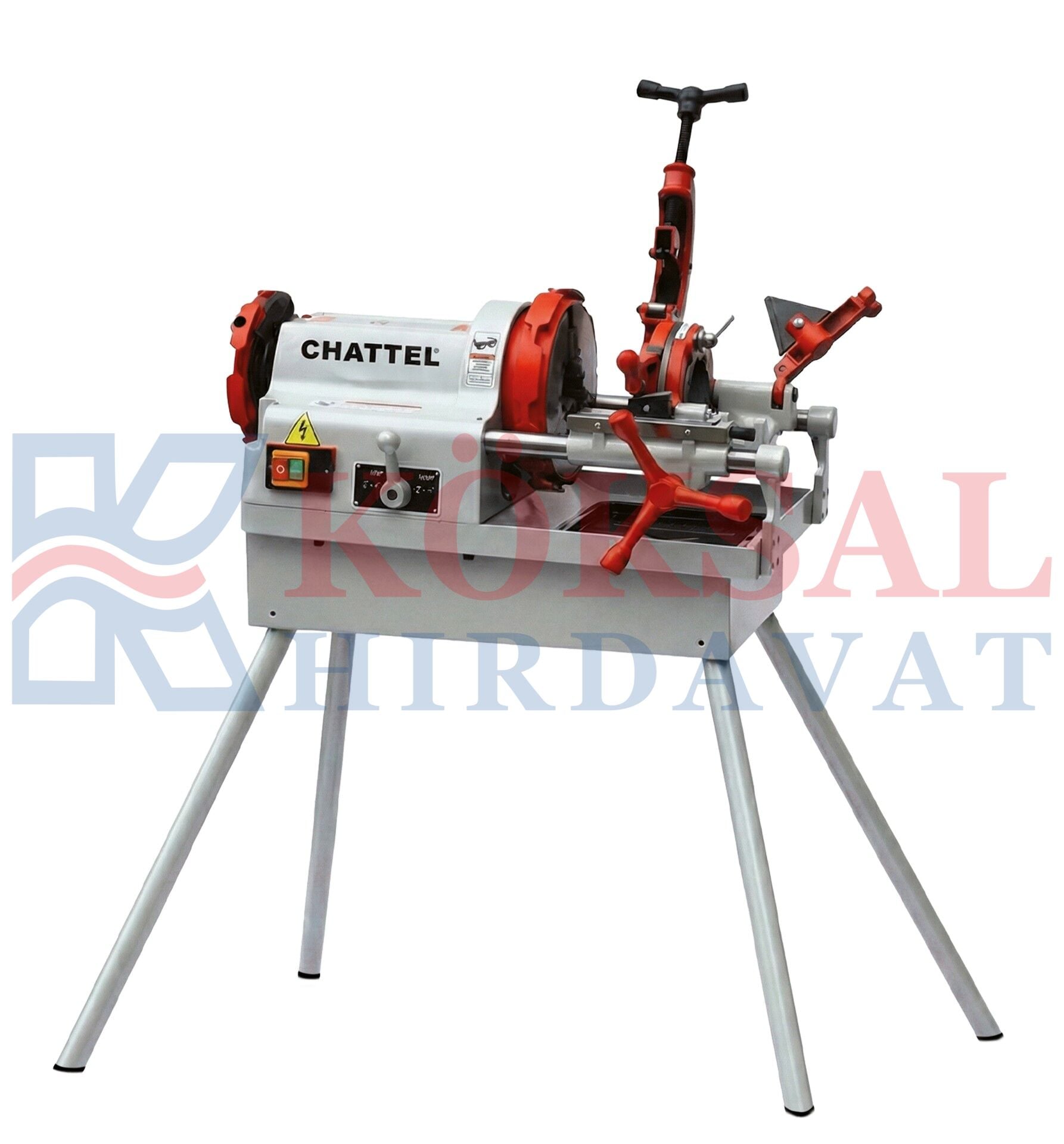 CHT-3007 TEZGAH TİPİ ELEKTRİKLİ PAFTA 1/2-3