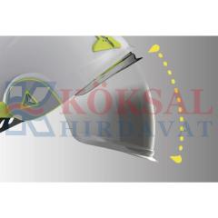 DELTAPLUS ONYX ÇİFT KABUKLU ÇIKARILABİLİR VİZÖRLÜ GÜVENLİK KASKI