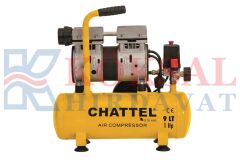 CHT-1209 SESSİZ-YAĞSIZ KOMPRESÖR 9 LT 8BAR 1 hp