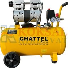 CHT-1250 SESSİZ-YAĞSIZ KOMPRESÖR 50 LT 8BAR 1HP