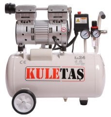 Kuletaş Süper Sessiz Yağsız Hava Kompresörü 24 Litre