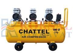 CHT 1210-3 SESSİZ - YAĞSIZ KOMPRESÖR 100 LT 8BAR 3 HP