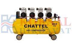 CHT 1220-8 SESSİZ - YAĞSIZ HAVA KOMPRESÖRÜ 200 LT 8BAR 8 HP