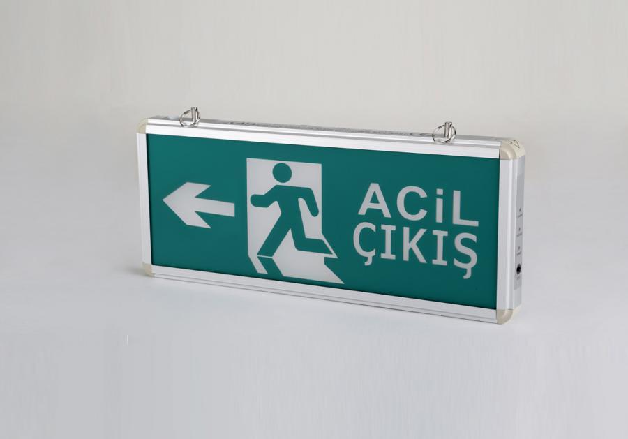 EXIT ÇIKIŞ ARMATÜRÜ LEDLİ 3 SAAT AKÜLÜ 9179