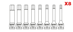 1/2'' HAVALI ALLEN LOKMALI BİTS SETİ - VT117400