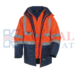 Vızwell Vwjk44 300D Oxford 5+1 Reflektörlü Parka – 5 Farklı Kullanım Modeli