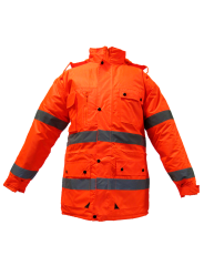 ISGOKULU Turuncu Junior Jn 1052 Reflektörlü Parka Xxl Beden SP100454
