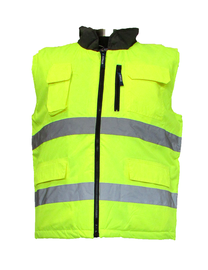 JN1061 Oxford Çift Taraflı Yelek Sarı