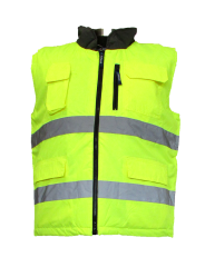 JN1061 Oxford Çift Taraflı Yelek Sarı