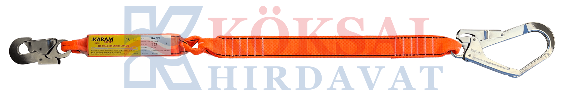 KA329 Şok Emici Tek Kolon Halatlı Büyük Kancalı Küçük Kancalı