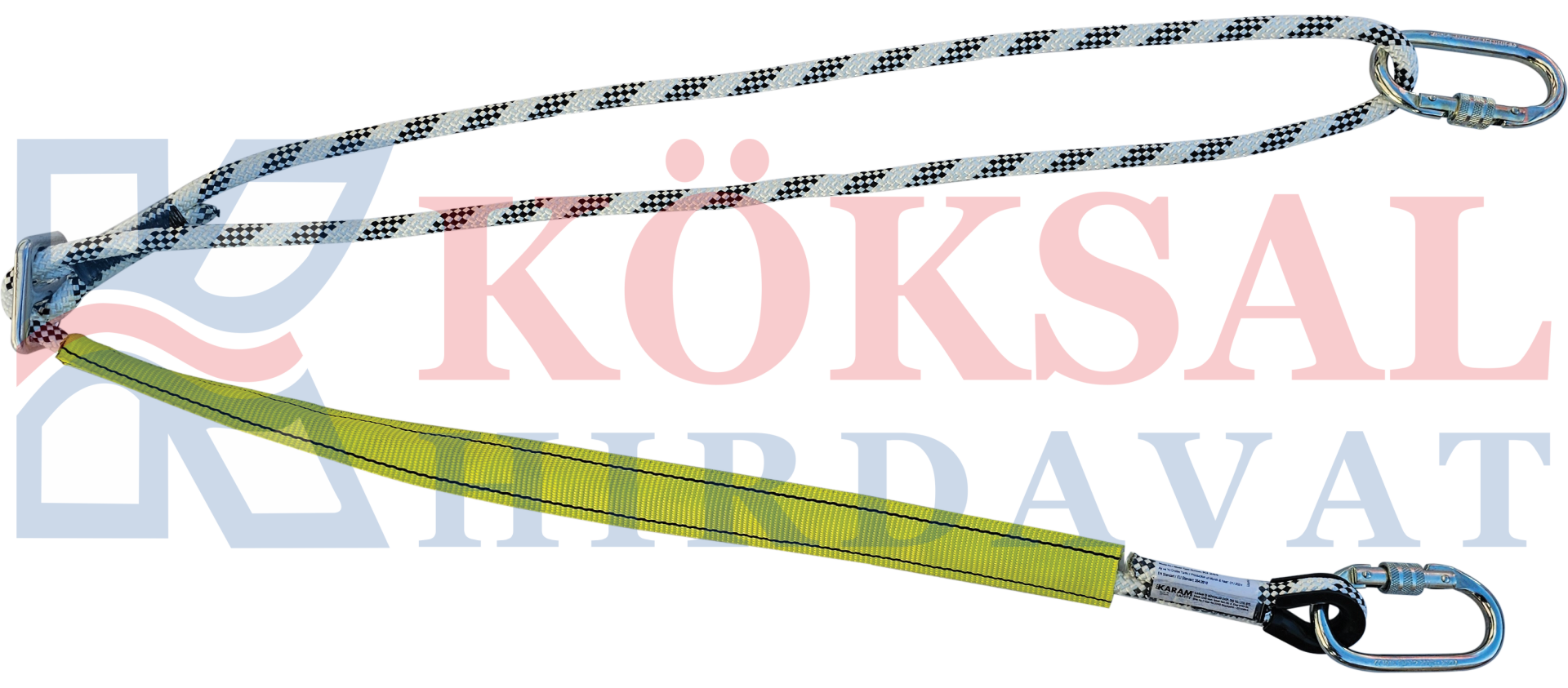 Kİ244 (K) Konumlandırma ipi ayarlı Karabinalı