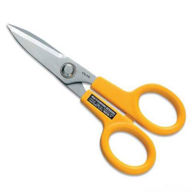 OLFA SCS-2 PASLANMAZ ÇELİK ÇOK İŞLEVLİ MAKAS (ORTA BOY - 17.8 CM)