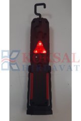 Gold Police GP-209 Şarjlı Mıknatıslı Kancalı Döndürülebilir Tamirci El Feneri