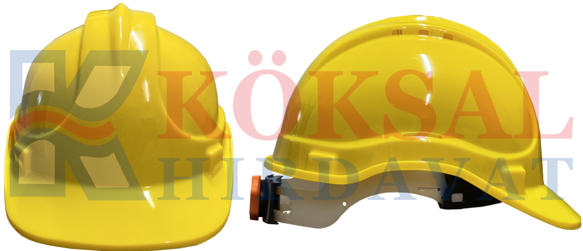 KB660 Baret Vidalı (Ayarlı) Kulaklık Takılabilir Sarı Karam