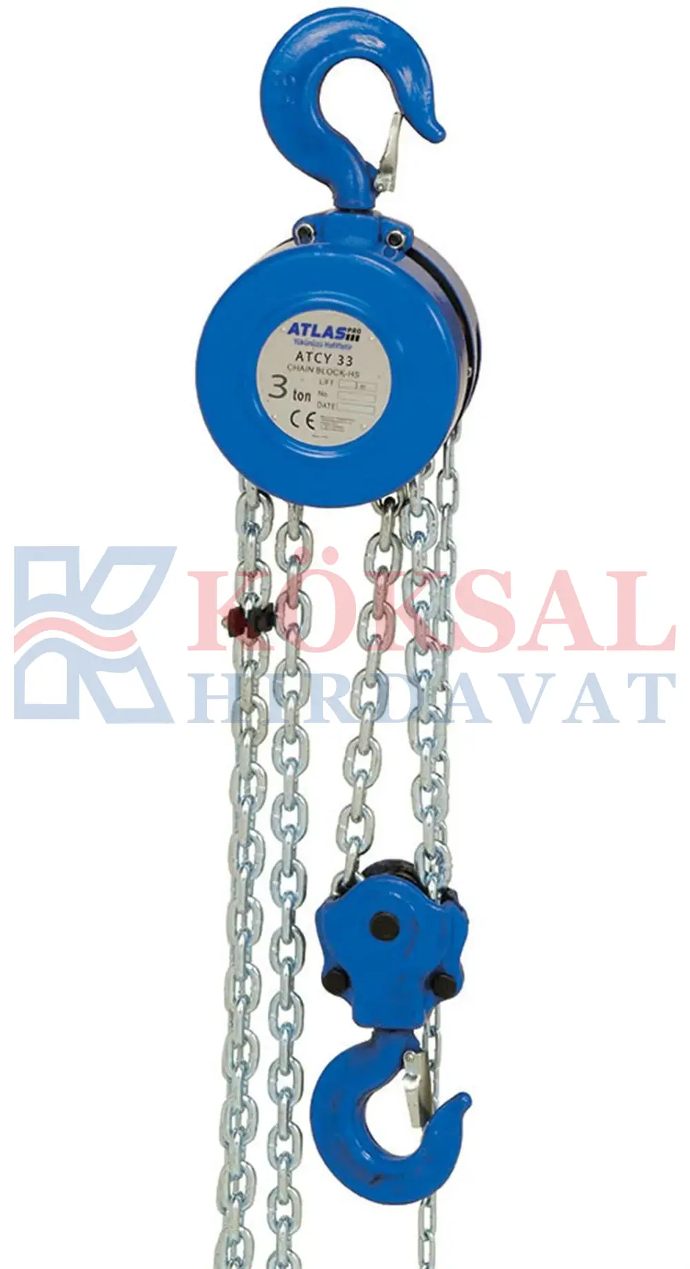 ATCY 33 - 3 Ton Yuvarlak Caraskal ATLAS PRO