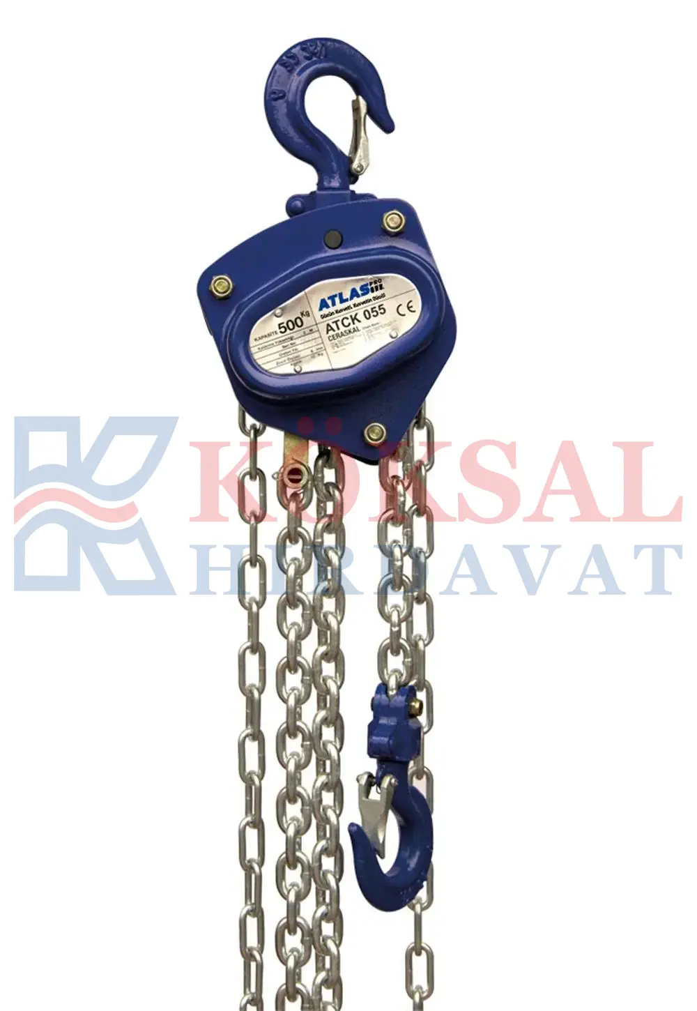 ATCK 055 - 500 kg 5 m Köşeli Caraskal ATLAS PRO