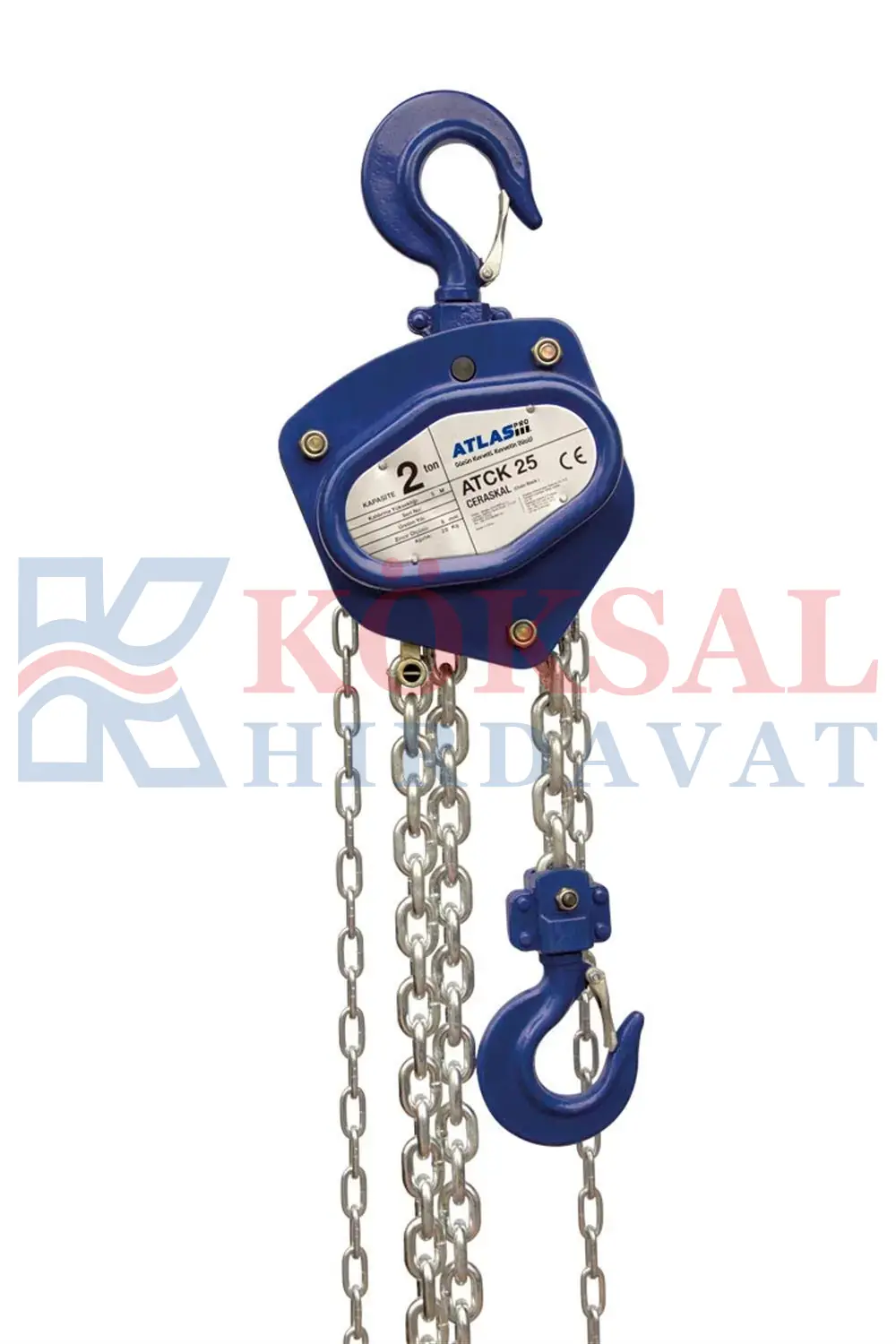 ATCK 25 - 2 Ton 5 m Köşeli Caraskal ATLAS PRO