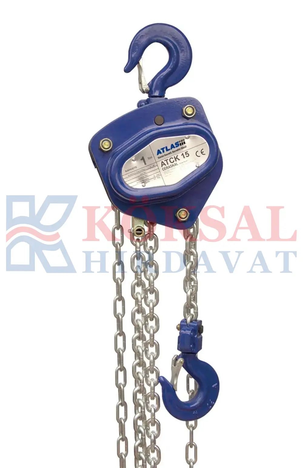 ATCK 15 - 1 Ton 5 m Köşeli Caraskal ATLAS PRO