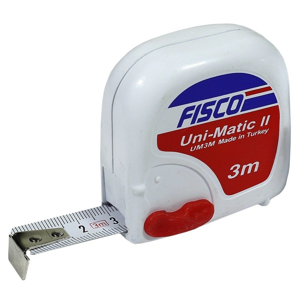 FİSCO UNIMATIC ÇELİK ŞERİT METRE (2/3/5 M) 3 METRE