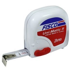 FİSCO UNIMATIC ÇELİK ŞERİT METRE (2/3/5 M) 3 METRE