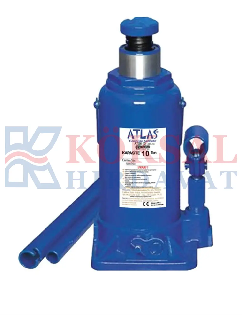 10 Ton Hidrolik Şişe Kriko - ATŞK 10 ATLAS PRO