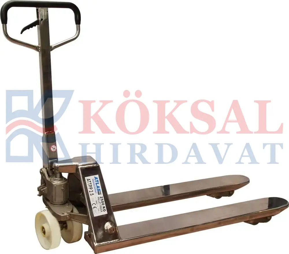 2.5 Ton Inox Paslanmaz Transpalet - ATTPP 2.5 ATLAS PRO