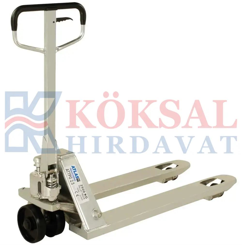 2.5 Ton Kapasiteli Galvaniz Transpalet - ATTPG 2.5 ATLAS PRO