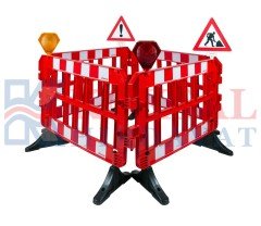 MAXSAFETY MS1-2440 PLASTİK TRAFİK BARİYERİ